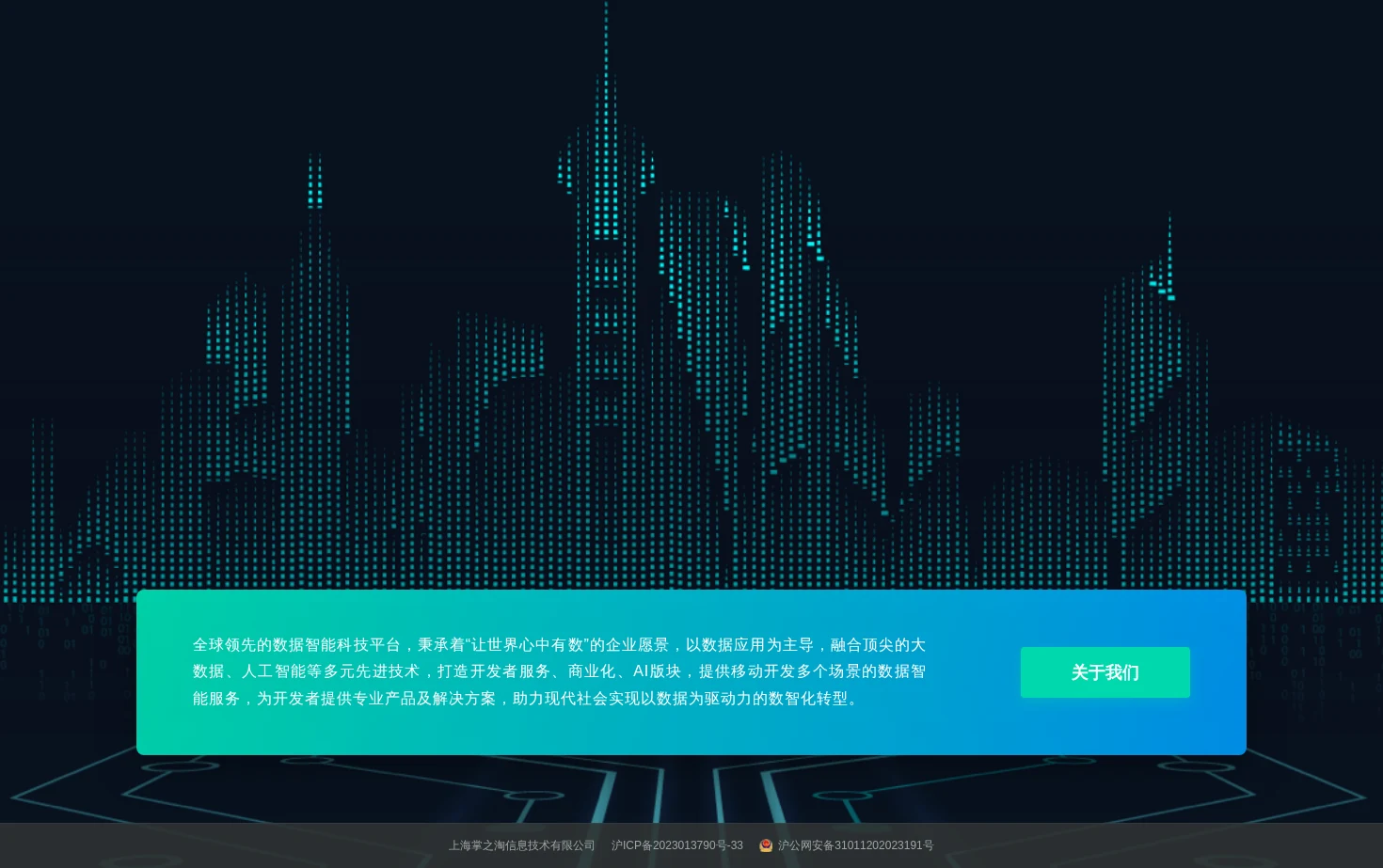上海掌之淘信息技术有限公司 页面快照